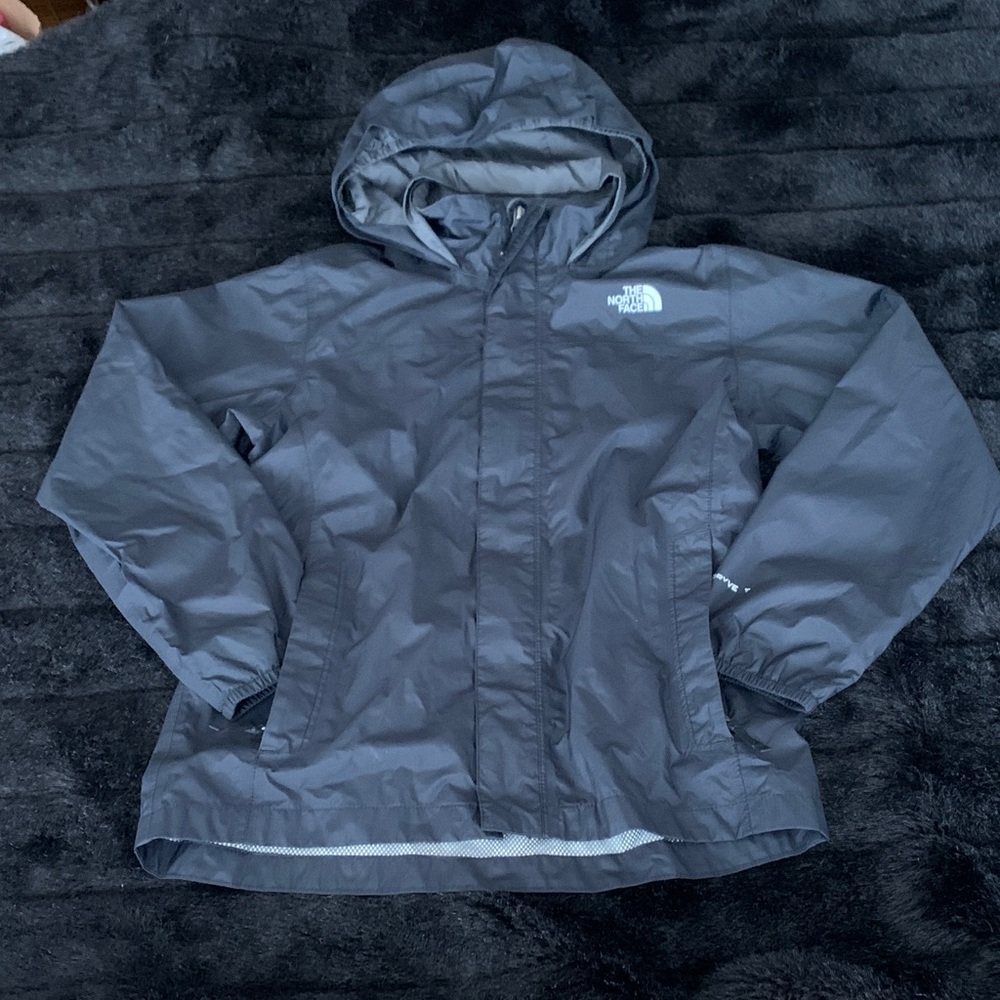 The North Face Kids Dark Gray Raincoat